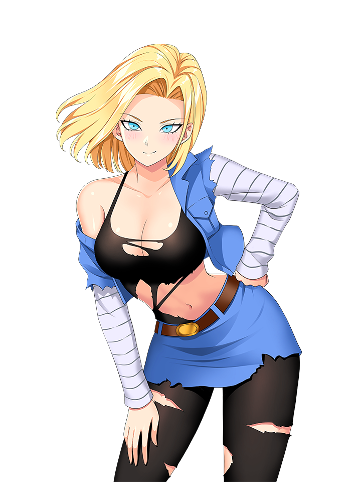 ANDROID 18 TORN CLOTHES