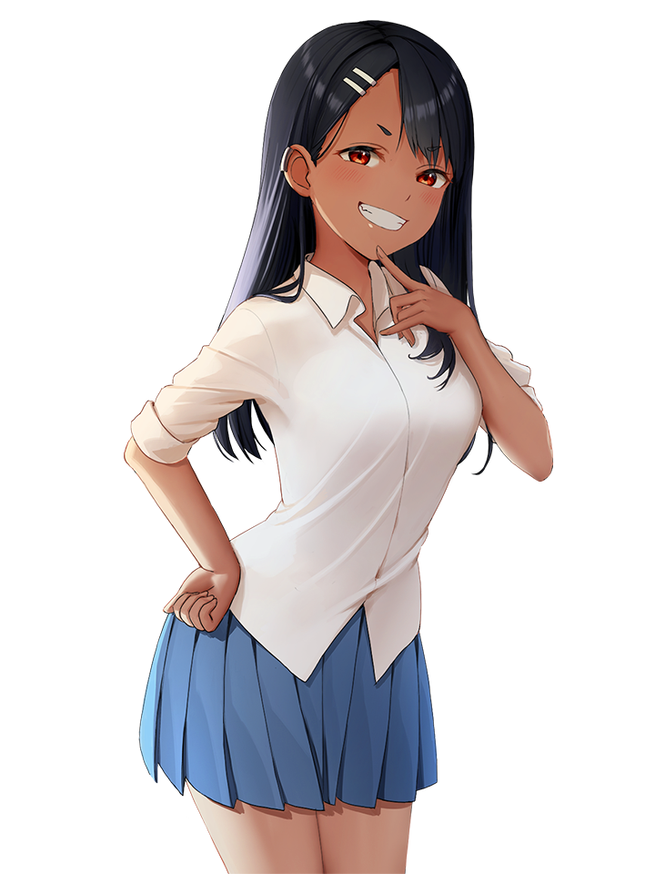 HAYASE NAGATORO GRINNING