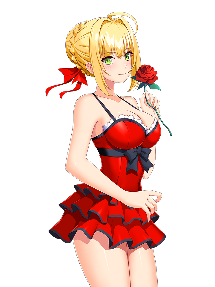 NERO CLAUDIUS WITH ROSE