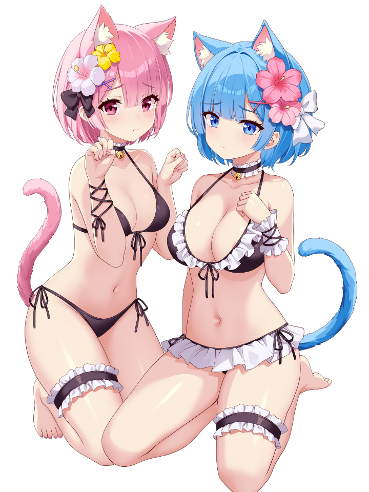 REM + RAM CATGIRLS
