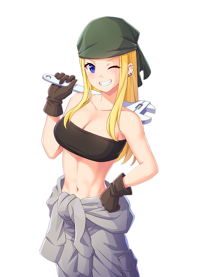 WINRY ROCKBELL SMILING