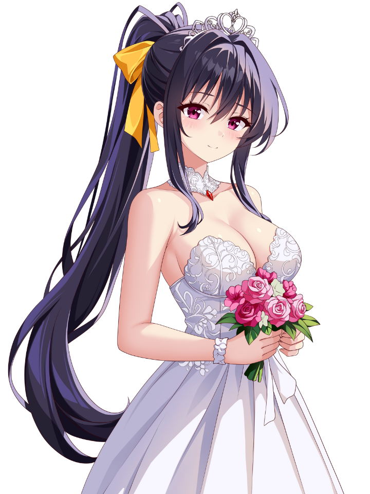 AKENO HIMEJIMA WEDDING DRESS