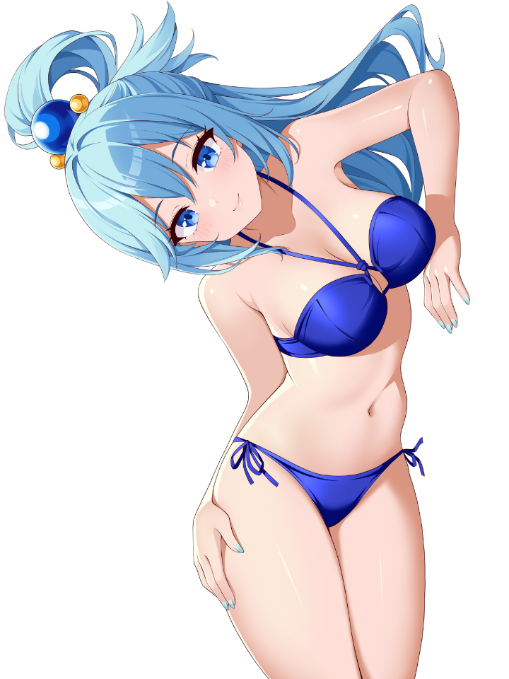 AQUA LYING DOWN
