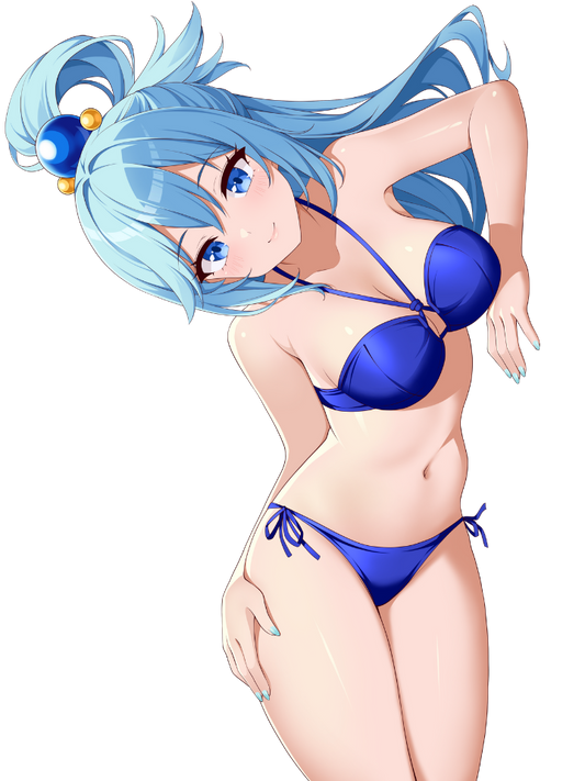 AQUA LYING DOWN