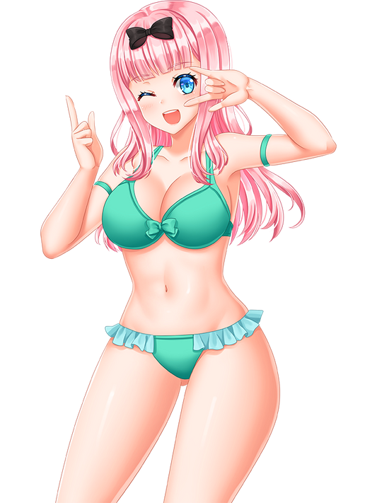 CHIKA FUJIWARA SWIMSUIT