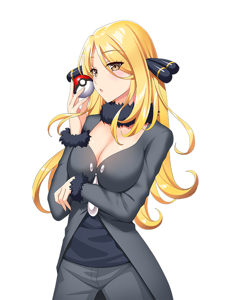 CYNTHIA HOLDING POKEBALL