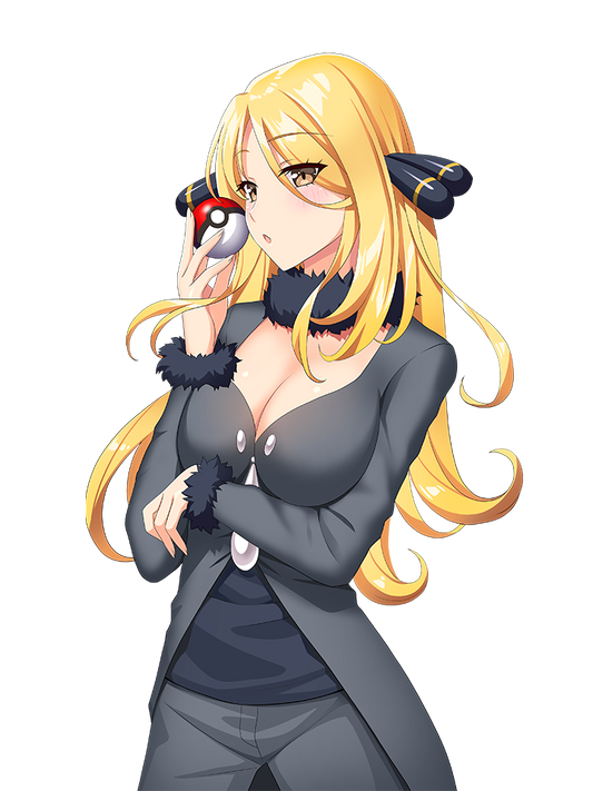 CYNTHIA HOLDING POKEBALL