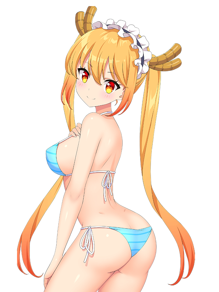 TOHRU SHOWING BOOTY